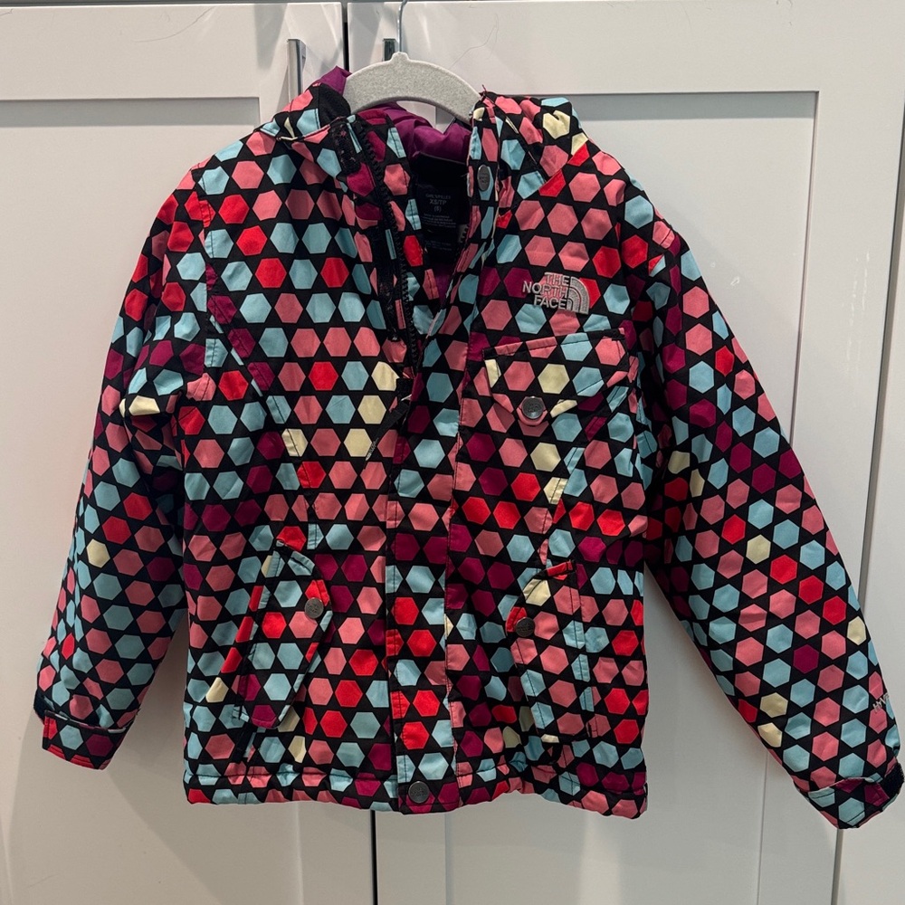 The North Face Kids Colorful Geometric Ski Jacket